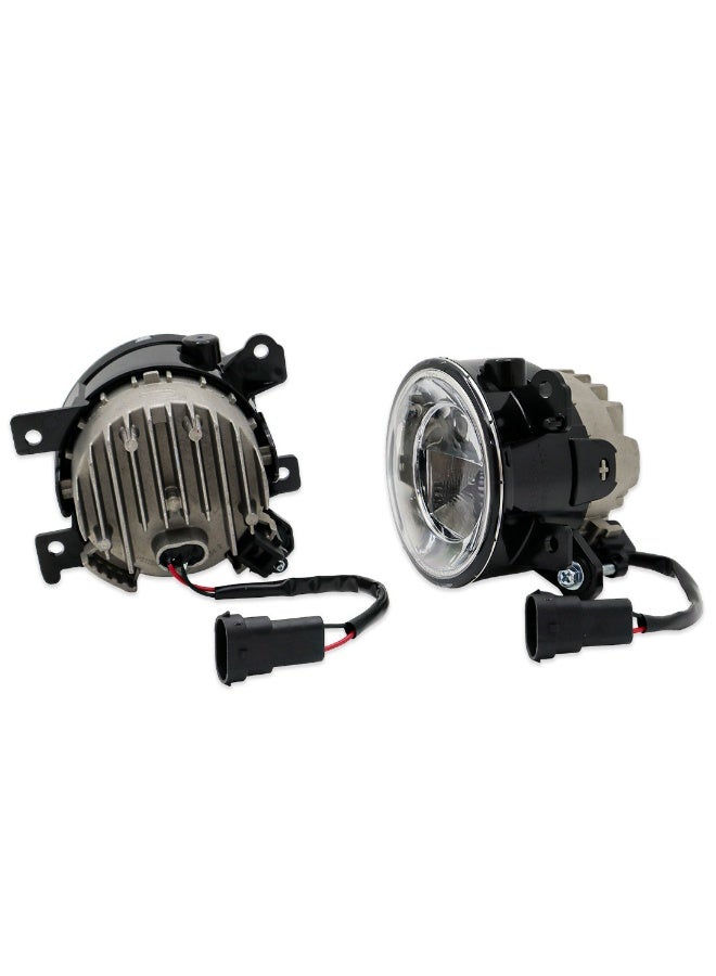DLAA Pack of 2 Front NS1384L LED Fog Lamp with Black Cover, Wires & Switch Suitable for Maxima 2020-ON | 1 Year International Warranty - Image 5